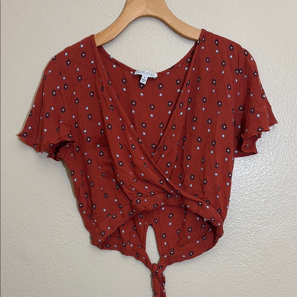 Patrons of Peace Women's Floral Top